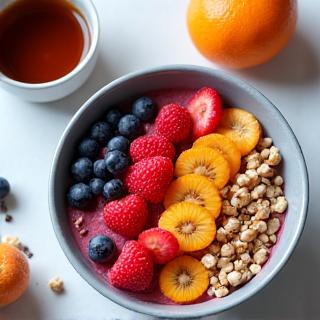 Vibrant, healthy power breakfast